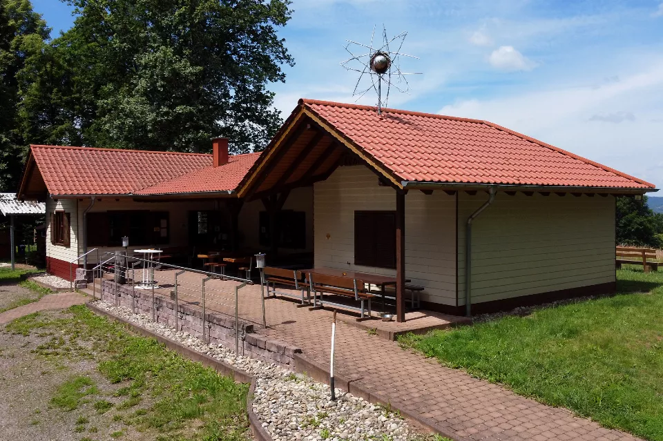 Die beliebte Kehrberghütte des Pfälzerwaldverein Ortsgruppe Homburg 